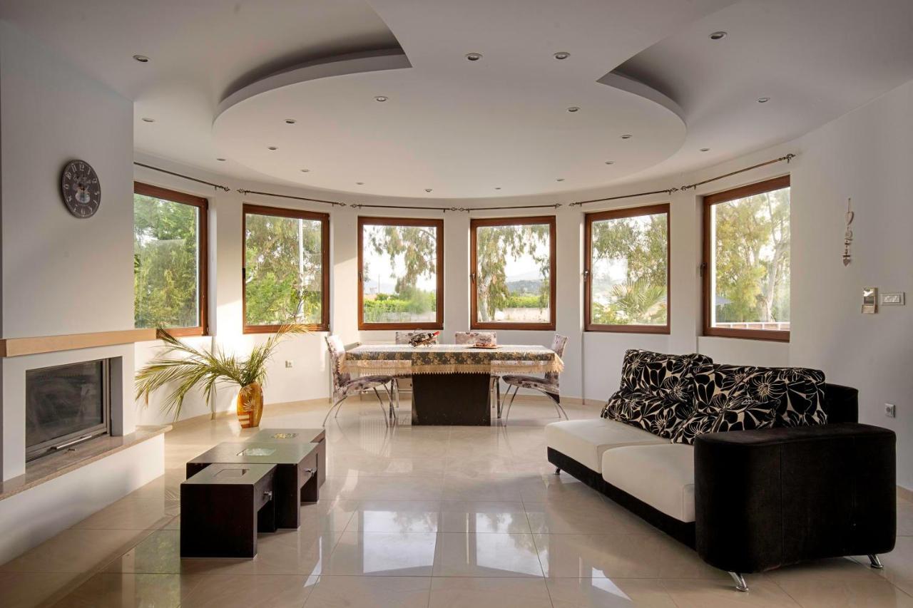 Maia Luxury Pool Villa Afantou Ngoại thất bức ảnh