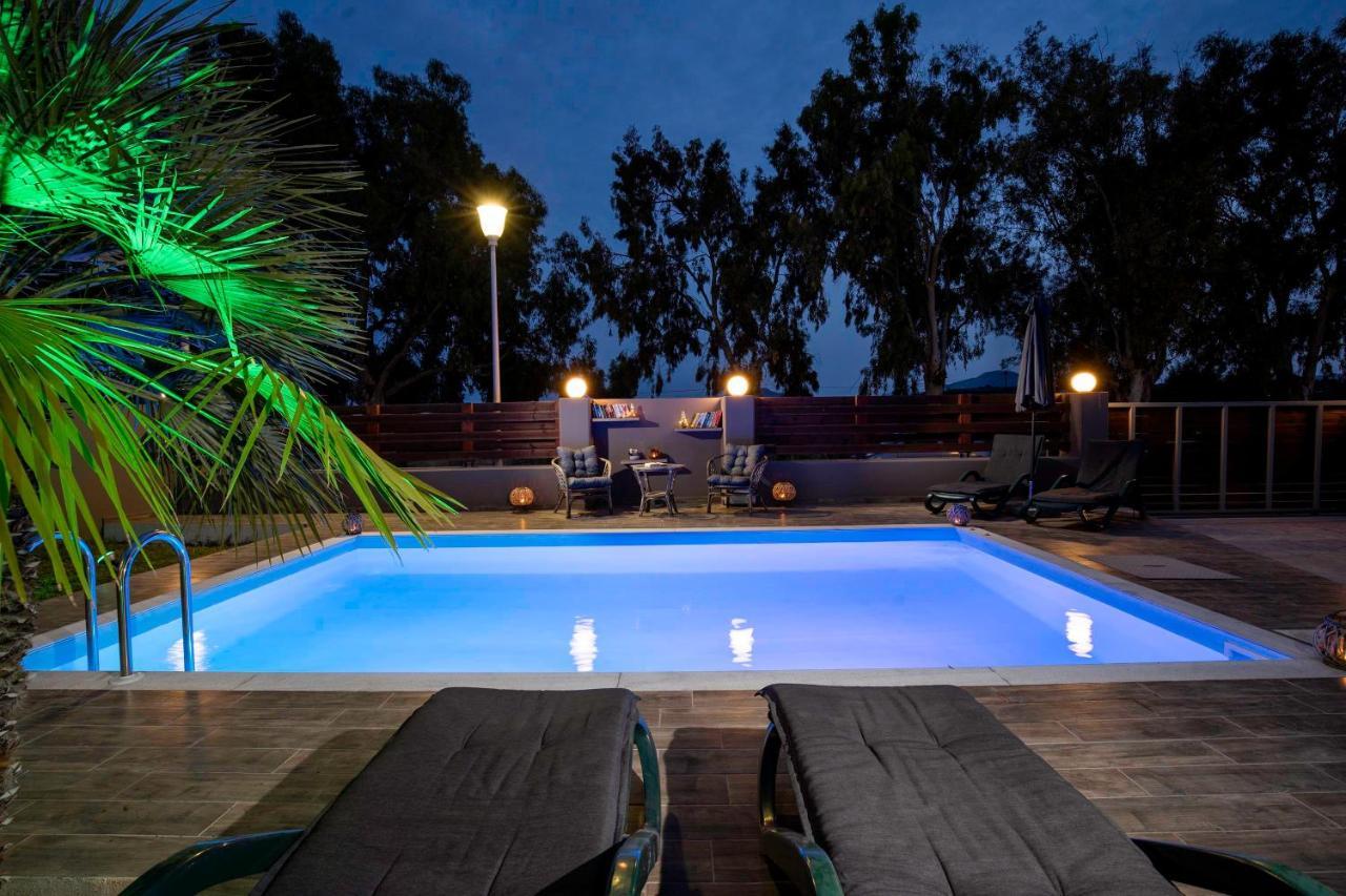 Maia Luxury Pool Villa Afantou Ngoại thất bức ảnh
