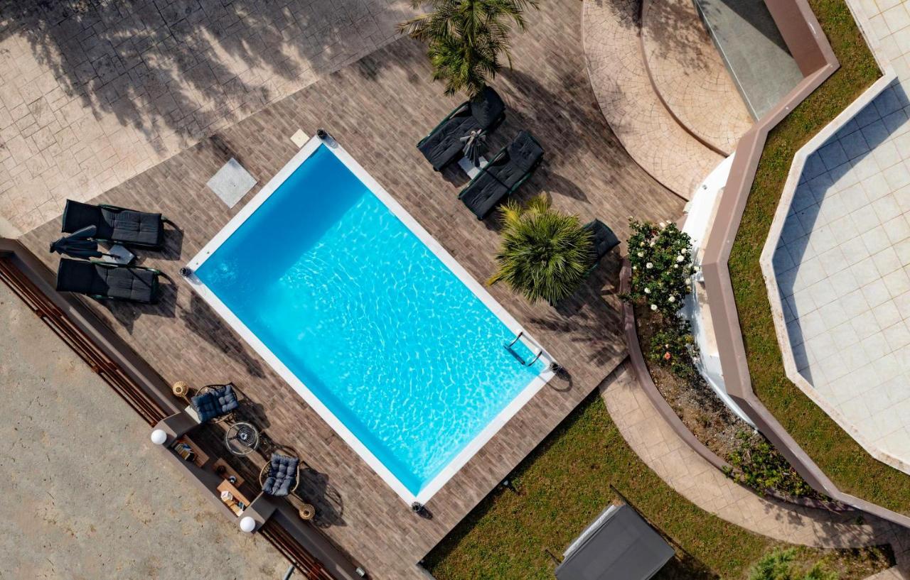 Maia Luxury Pool Villa Afantou Ngoại thất bức ảnh